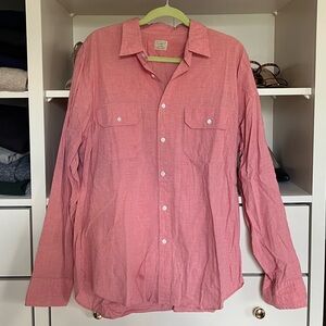 J Crew 100% Cotton Button Down Shirt
